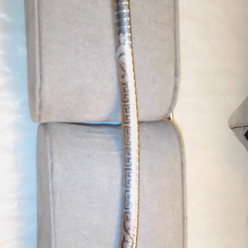 Real silver & gold necklace